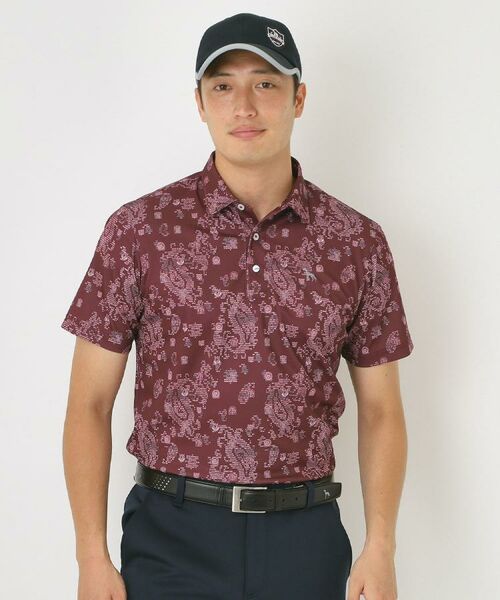 adabat / アダバット ポロシャツ | 【UVカット・吸水速乾】デジタルペイズリーポロシャツ | 詳細10