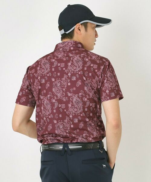 adabat / アダバット ポロシャツ | 【UVカット・吸水速乾】デジタルペイズリーポロシャツ | 詳細11
