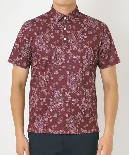 adabat / アダバット ポロシャツ | 【UVカット・吸水速乾】デジタルペイズリーポロシャツ | 詳細15