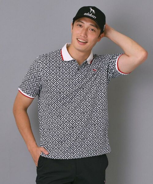 adabat / アダバット ポロシャツ | 【新レーベル ADABAT NAVY】遮熱 フルールドリスポロシャツ | 詳細1