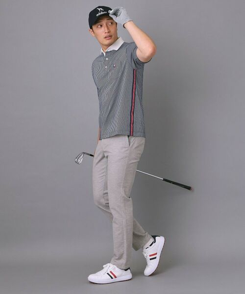 adabat / アダバット ポロシャツ | 【新レーベル ADABAT NAVY】吸水速乾 サッカーストライプポロシャツ | 詳細11