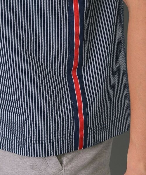 adabat / アダバット ポロシャツ | 【新レーベル ADABAT NAVY】吸水速乾 サッカーストライプポロシャツ | 詳細19