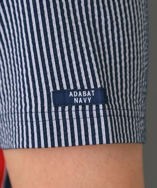 adabat / アダバット ポロシャツ | 【新レーベル ADABAT NAVY】吸水速乾 サッカーストライプポロシャツ | 詳細20