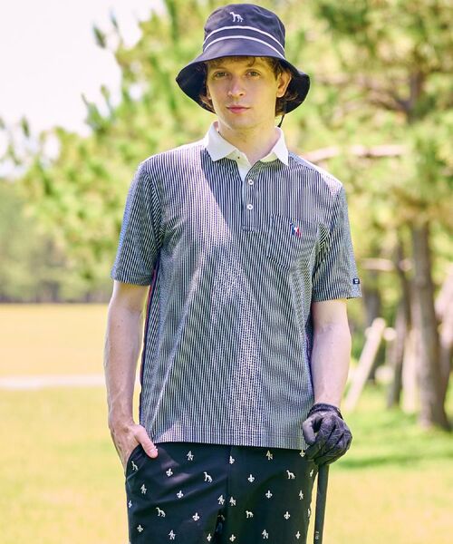 adabat / アダバット ポロシャツ | 【新レーベル ADABAT NAVY】吸水速乾 サッカーストライプポロシャツ | 詳細21