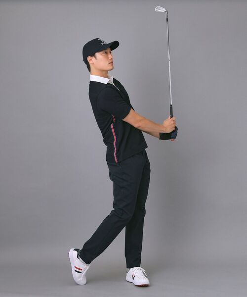 adabat / アダバット ポロシャツ | 【新レーベル ADABAT NAVY】吸水速乾 サッカーストライプポロシャツ | 詳細4