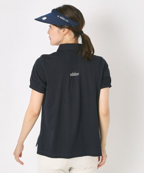adabat / アダバット ポロシャツ | 【吸水速乾】千鳥ジャカードポロシャツ | 詳細1