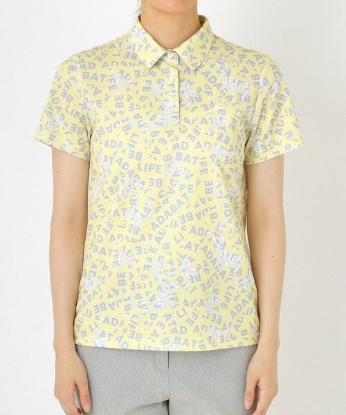 adabat / アダバット ポロシャツ | 【吸水速乾】リボンロゴプリントポロシャツ | 詳細10