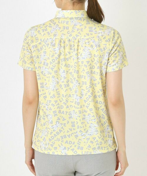 adabat / アダバット ポロシャツ | 【吸水速乾】リボンロゴプリントポロシャツ | 詳細12