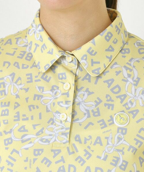 adabat / アダバット ポロシャツ | 【吸水速乾】リボンロゴプリントポロシャツ | 詳細13