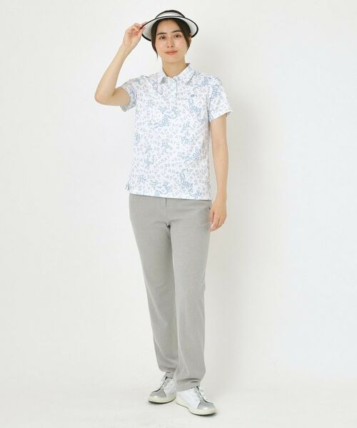 adabat / アダバット ポロシャツ | 【吸水速乾】リボンロゴプリントポロシャツ | 詳細3