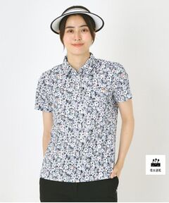 adabat / アダバット ポロシャツ | 【吸水速乾】リップルフラワープリントポロシャツ