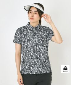 adabat / アダバット ポロシャツ | 【吸水速乾】リップルフラワープリントポロシャツ