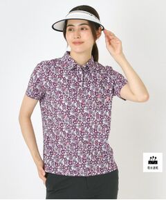 adabat / アダバット ポロシャツ | 【吸水速乾】リップルフラワープリントポロシャツ