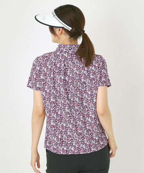 adabat / アダバット ポロシャツ | 【吸水速乾】リップルフラワープリントポロシャツ | 詳細12