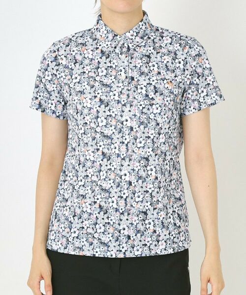 adabat / アダバット ポロシャツ | 【吸水速乾】リップルフラワープリントポロシャツ | 詳細16