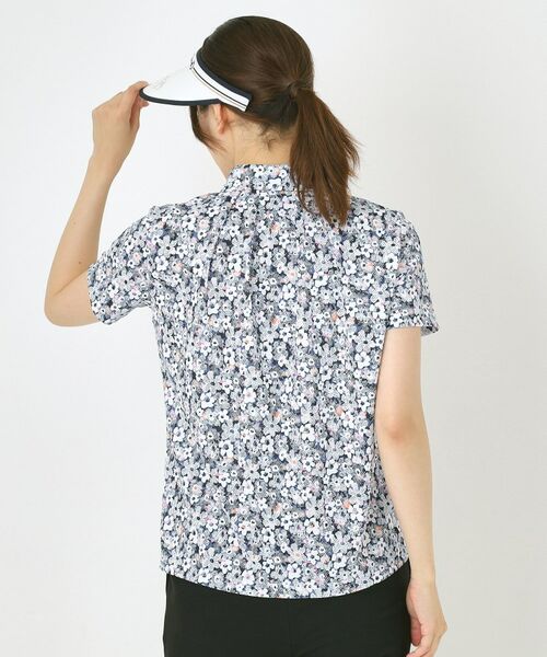 adabat / アダバット ポロシャツ | 【吸水速乾】リップルフラワープリントポロシャツ | 詳細2