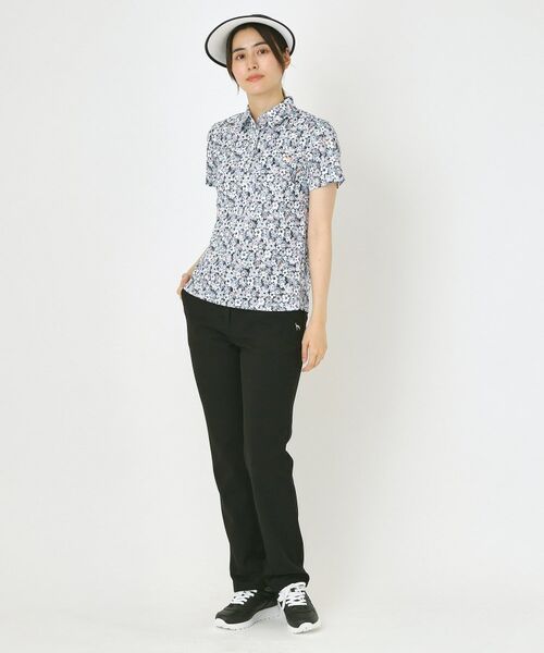 adabat / アダバット ポロシャツ | 【吸水速乾】リップルフラワープリントポロシャツ | 詳細3