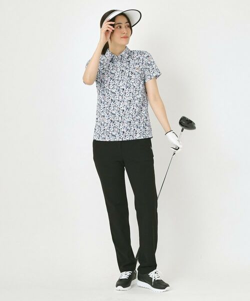 adabat / アダバット ポロシャツ | 【吸水速乾】リップルフラワープリントポロシャツ | 詳細4