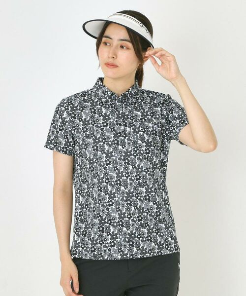 adabat / アダバット ポロシャツ | 【吸水速乾】リップルフラワープリントポロシャツ | 詳細6