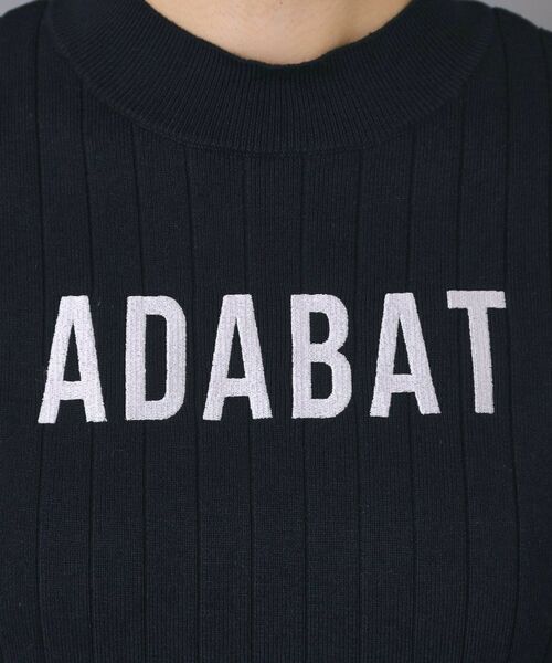 adabat / アダバット ニット・セーター | 【ADABAT NAVY】フロントロゴワイドリブモックニット | 詳細28