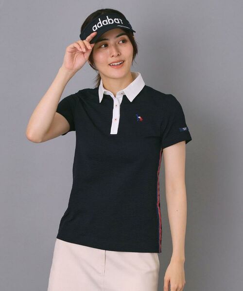 adabat / アダバット ポロシャツ | 【ADABAT NAVY】吸水速乾 サッカーポロシャツ | 詳細1