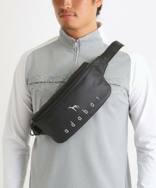 adabat / アダバット メッセンジャーバッグ・ウエストポーチ | ボディバッグ(ブラック(019))