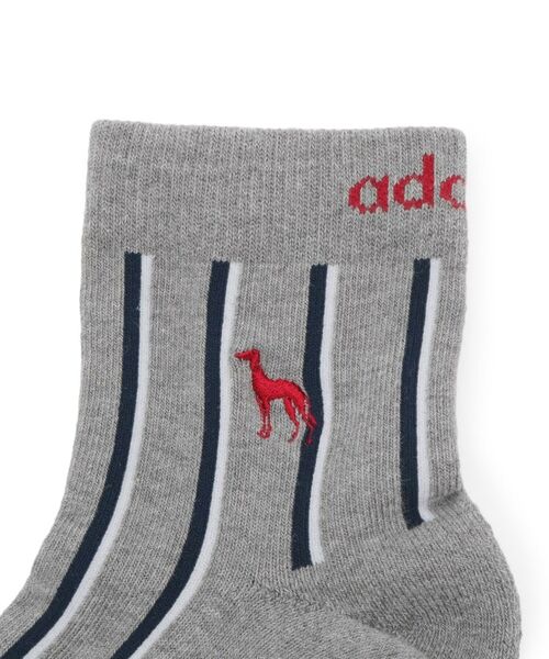 adabat / アダバット ソックス | 【新レーベル ADABAT NAVY】フルールドリスショートソックス | 詳細3