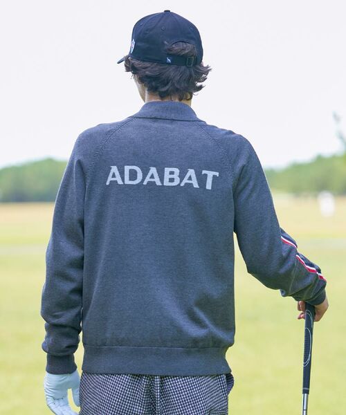 adabat / アダバット レザーブルゾン・ジャケット | 【新レーベル ADABAT NAVY】スリーブラインニットブルゾン | 詳細14