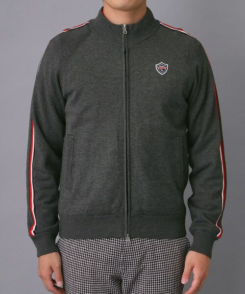 adabat / アダバット レザーブルゾン・ジャケット | 【新レーベル ADABAT NAVY】スリーブラインニットブルゾン | 詳細17