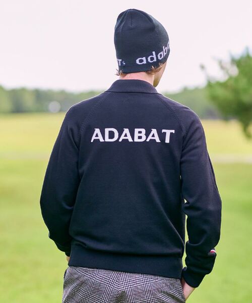 adabat / アダバット レザーブルゾン・ジャケット | 【新レーベル ADABAT NAVY】スリーブラインニットブルゾン | 詳細2