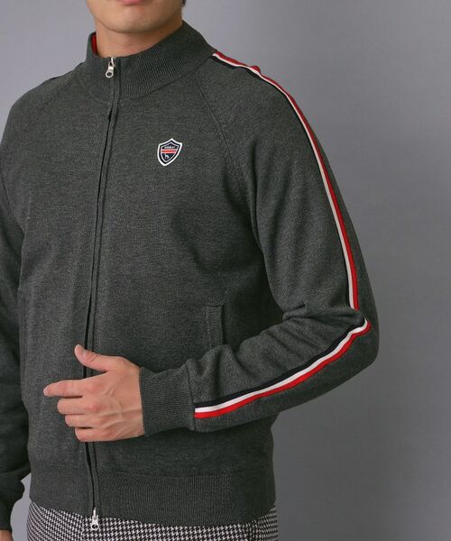 adabat / アダバット レザーブルゾン・ジャケット | 【新レーベル ADABAT NAVY】スリーブラインニットブルゾン | 詳細21