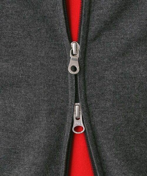 adabat / アダバット レザーブルゾン・ジャケット | 【新レーベル ADABAT NAVY】スリーブラインニットブルゾン | 詳細23