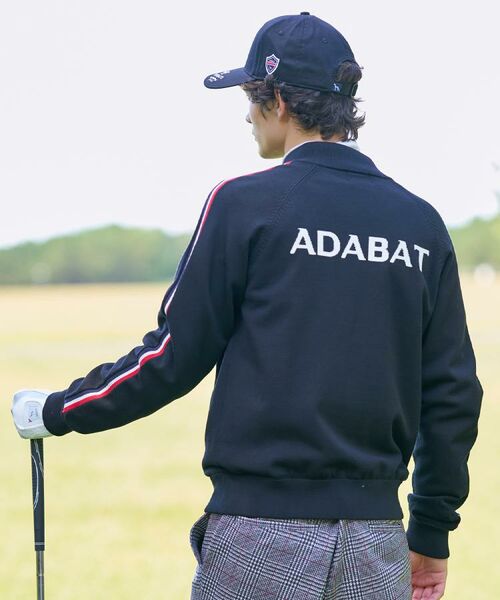 adabat / アダバット レザーブルゾン・ジャケット | 【新レーベル ADABAT NAVY】スリーブラインニットブルゾン | 詳細4
