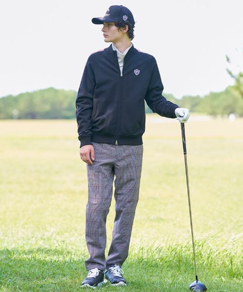 adabat / アダバット レザーブルゾン・ジャケット | 【新レーベル ADABAT NAVY】スリーブラインニットブルゾン | 詳細5