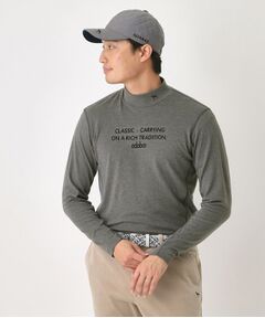 adabat / アダバット カットソー | 【吸湿発熱】メッセージロゴモックネックロンT