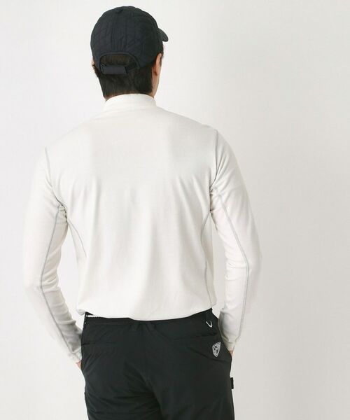 adabat / アダバット カットソー | 【吸湿発熱】メッセージロゴモックネックロンT | 詳細1