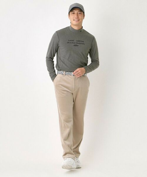 adabat / アダバット カットソー | 【吸湿発熱】メッセージロゴモックネックロンT | 詳細10