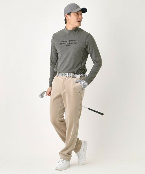 adabat / アダバット カットソー | 【吸湿発熱】メッセージロゴモックネックロンT | 詳細11