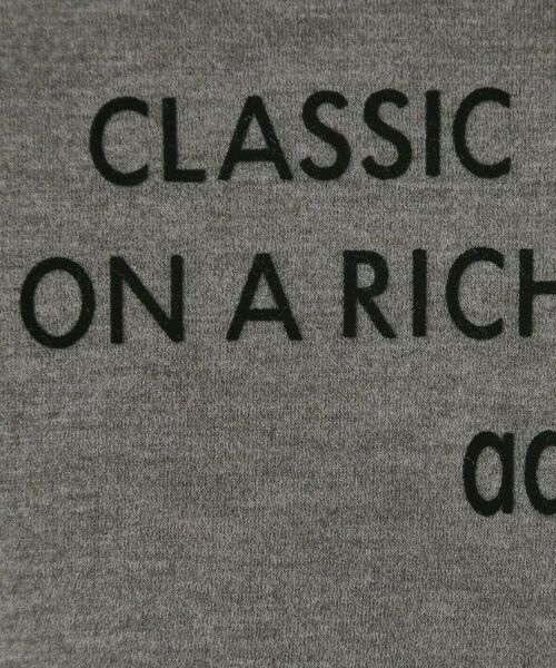 adabat / アダバット カットソー | 【吸湿発熱】メッセージロゴモックネックロンT | 詳細12