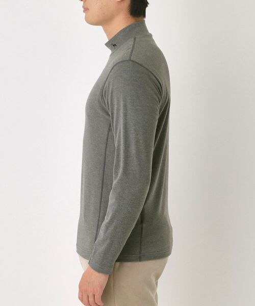 adabat / アダバット カットソー | 【吸湿発熱】メッセージロゴモックネックロンT | 詳細14