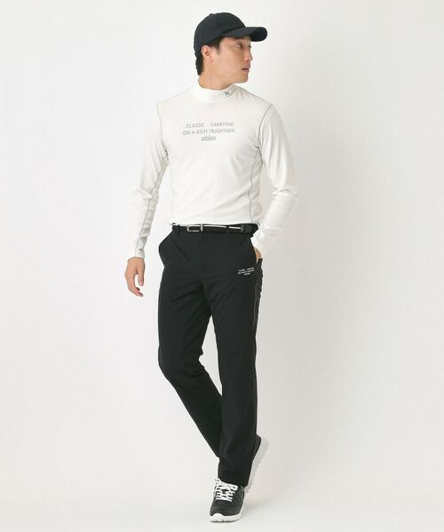 adabat / アダバット カットソー | 【吸湿発熱】メッセージロゴモックネックロンT | 詳細2