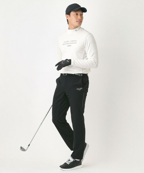 adabat / アダバット カットソー | 【吸湿発熱】メッセージロゴモックネックロンT | 詳細3