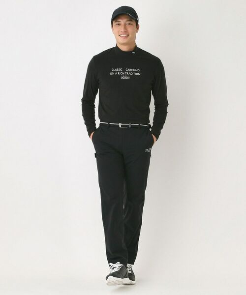 adabat / アダバット カットソー | 【吸湿発熱】メッセージロゴモックネックロンT | 詳細6