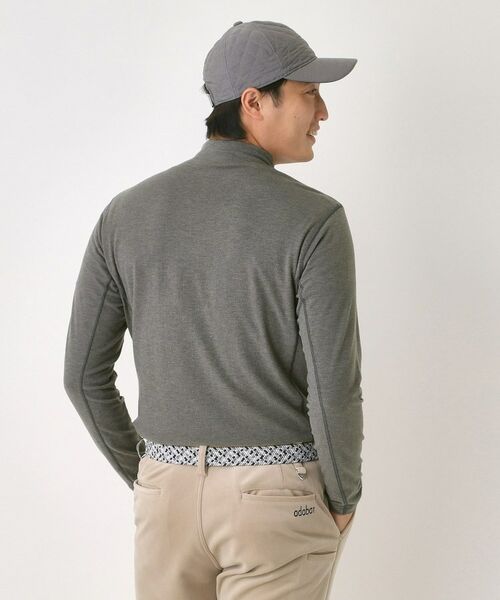 adabat / アダバット カットソー | 【吸湿発熱】メッセージロゴモックネックロンT | 詳細9