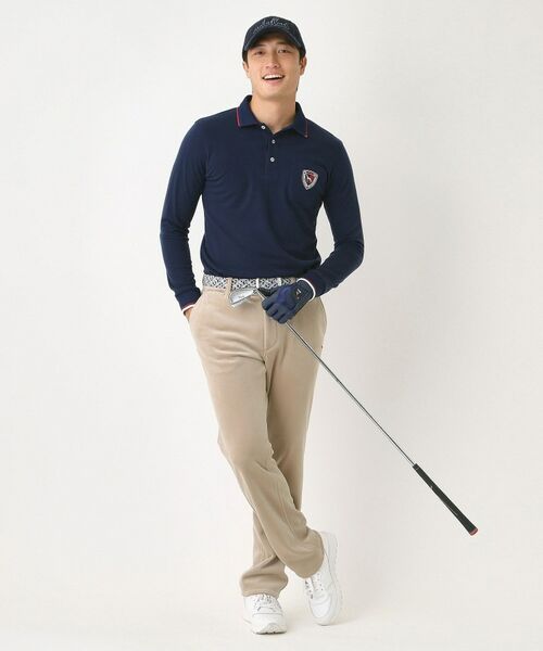 adabat / アダバット ポロシャツ | 【吸湿発熱】ポケットエンブレム長袖ポロシャツ | 詳細12