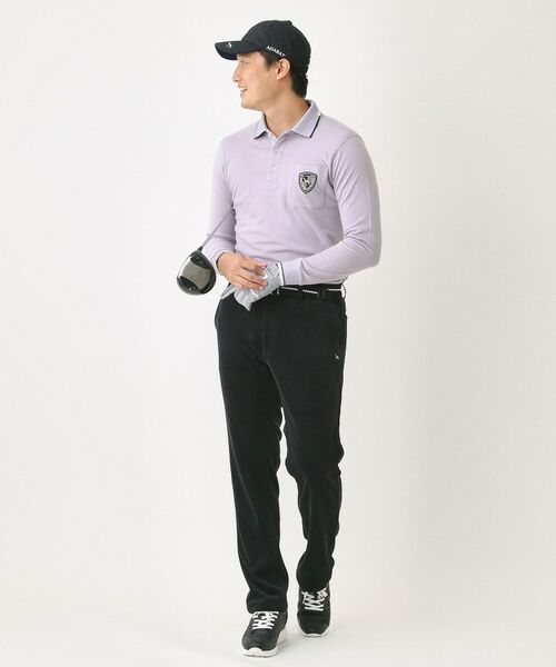 adabat / アダバット ポロシャツ | 【吸湿発熱】ポケットエンブレム長袖ポロシャツ | 詳細16