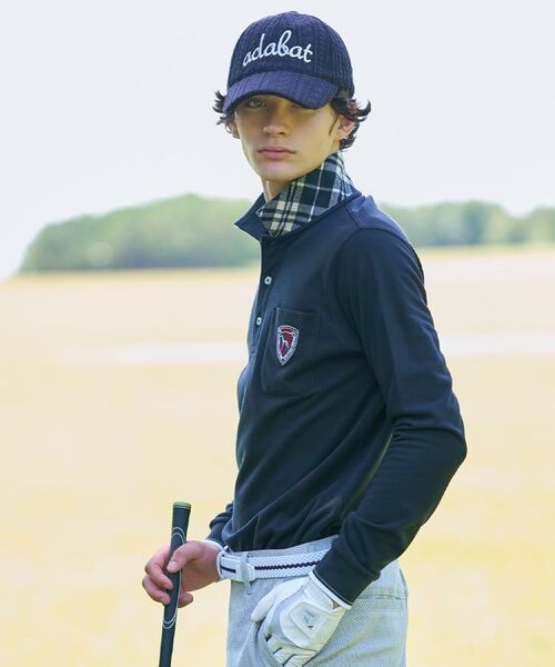 adabat / アダバット ポロシャツ | 【吸湿発熱】ポケットエンブレム長袖ポロシャツ | 詳細27