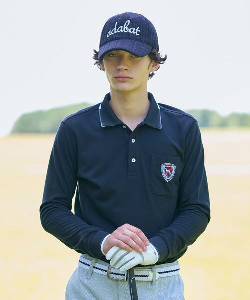 adabat / アダバット ポロシャツ | 【吸湿発熱】ポケットエンブレム長袖ポロシャツ | 詳細28