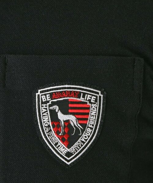 adabat / アダバット ポロシャツ | 【吸湿発熱】ポケットエンブレム長袖ポロシャツ | 詳細9