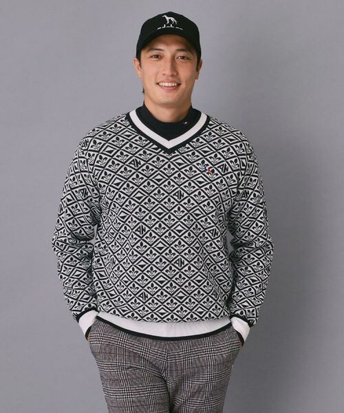 adabat / アダバット ニット・セーター | 【新レーベル ADABAT NAVY】フルールドリスVネックニット | 詳細8